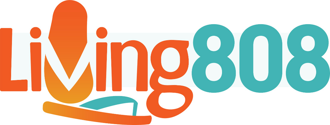 Living 808 White Logo